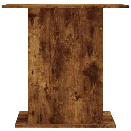 Füstös tölgy szerelt fa akváriumtartó állvány 75x36x72,5 cm