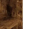 Füstös tölgy szerelt fa akváriumtartó állvány 75x36x72,5 cm
