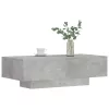 Betonszürke szerelt fa dohányzóasztal 100x49,5x31 cm