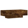 Füstös tölgy színű szerelt fa dohányzóasztal 100x49,5x31 cm