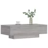 Szürke sonoma szerelt fa dohányzóasztal 100x49,5x31 cm