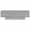 Szürke sonoma szerelt fa dohányzóasztal 100x49,5x31 cm