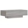 Szürke sonoma szerelt fa dohányzóasztal 100x49,5x31 cm
