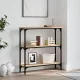 Sonoma tölgyfa konzolasztal 75 x 22,5 x 75 cm rétegelt fából