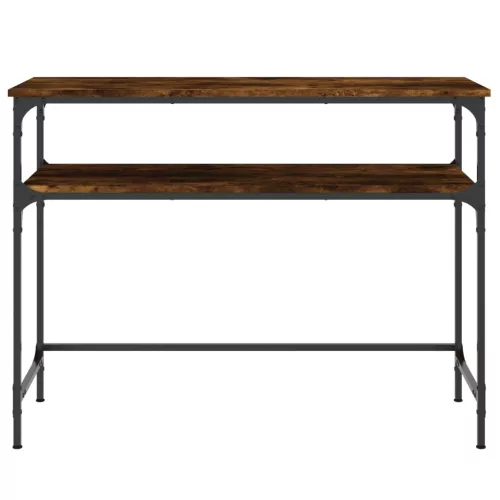 Füstös tölgy színű szerelt fa tálalóasztal 100x35,5x75 cm