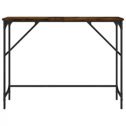 Füstös tölgy színű szerelt fa tálalóasztal 100x32x75 cm
