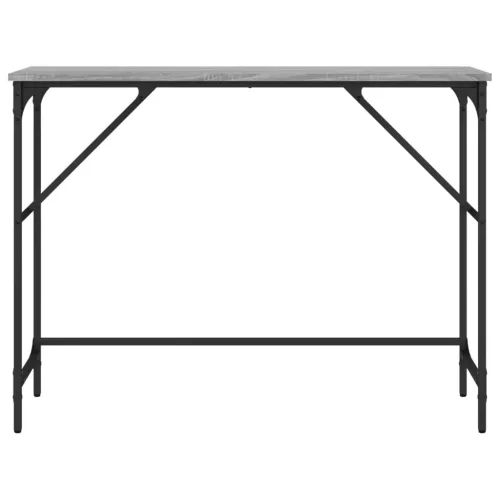 Szürke sonoma színű szerelt fa tálalóasztal 100x32x75 cm