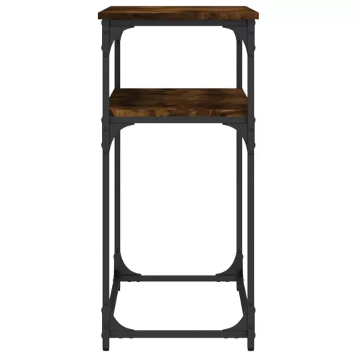 Füstös tölgy színű szerelt fa tálalóasztal 100x35,5x75 cm