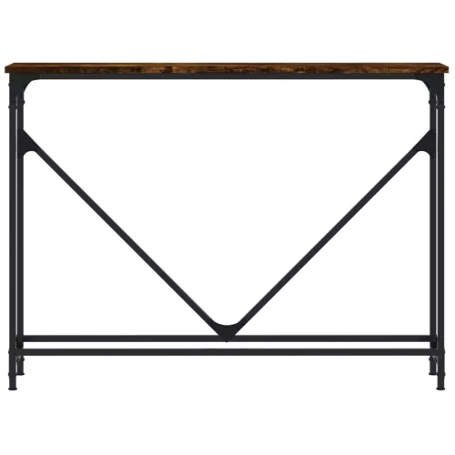 Füstös tölgy színű szerelt fa tálalóasztal 102x22,5x75 cm