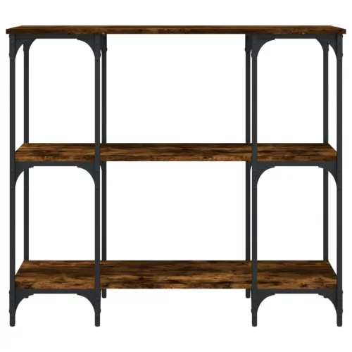 Füstös tölgy színű szerelt fa tálalóasztal 102x35x90 cm