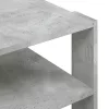 Betonszürke szerelt fa dohányzóasztal 59,5 x 59,5 x 40 cm