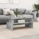 Betonszürke szerelt fa dohányzóasztal 90 x 55 x 42,5 cm