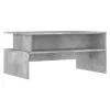 Betonszürke szerelt fa dohányzóasztal 90 x 55 x 42,5 cm