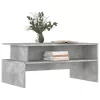Betonszürke szerelt fa dohányzóasztal 90 x 55 x 42,5 cm