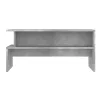 Betonszürke szerelt fa dohányzóasztal 90 x 55 x 42,5 cm