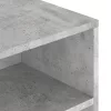 Betonszürke szerelt fa dohányzóasztal 90 x 55 x 42,5 cm