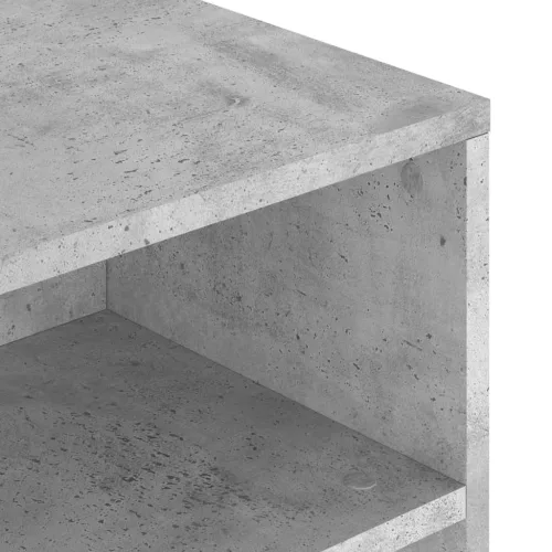 Betonszürke szerelt fa dohányzóasztal 90 x 55 x 42,5 cm