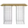 Gabion mintás impregnált fenyőfa kerti asztal 100 x 70 x 72 cm