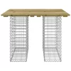 Gabion mintás kerti asztal impregnált fenyőfa 100 x 102 x 72 cm