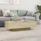 Sonoma tölgy színű szerelt fa dohányzóasztal 100 x 49,5 x 31 cm