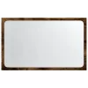 Sonoma tölgy szerelt fa LED-es fürdőszobatükör 60 x 8,5 x 38 cm