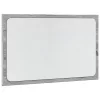 Szürke sonoma szerelt fa LED-es fürdőszobatükör 60x8,5x38 cm