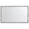 Szürke sonoma szerelt fa LED-es fürdőszobatükör 60x8,5x38 cm