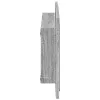 Szürke sonoma szerelt fa LED-es fürdőszobatükör 60x8,5x38 cm