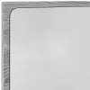 Szürke sonoma szerelt fa LED-es fürdőszobatükör 60x8,5x38 cm
