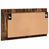 Füstös tölgy akril LED-es tükrös fürdőszobaszekrény 80x12x45 cm