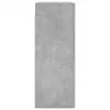 Betonszürke szerelt fa fali szekrény 69,5 x 34 x 90 cm