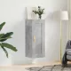 Betonszürke szerelt fa fali szekrény 34,5x34x90 cm
