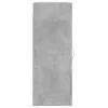 Betonszürke szerelt fa fali szekrény 34,5x34x90 cm