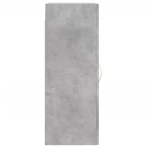 Betonszürke szerelt fa fali szekrény 34,5x34x90 cm