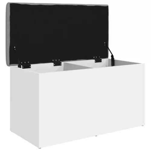 Fehér, rétegelt fa tárolópad 82 x 42 x 45 cm