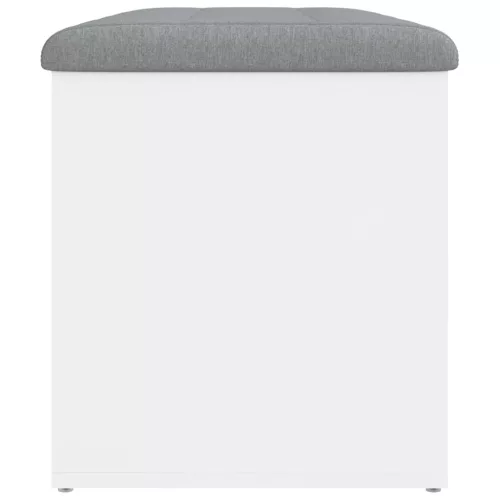 Fehér, rétegelt fa tárolópad 82 x 42 x 45 cm