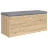 Sonoma tölgyfa tárolópad 102 x 42 x 45 cm rétegelt fa