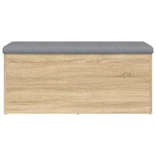 Sonoma tölgyfa tárolópad 102 x 42 x 45 cm rétegelt fa