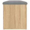 Sonoma tölgyfa tárolópad 102 x 42 x 45 cm rétegelt fa