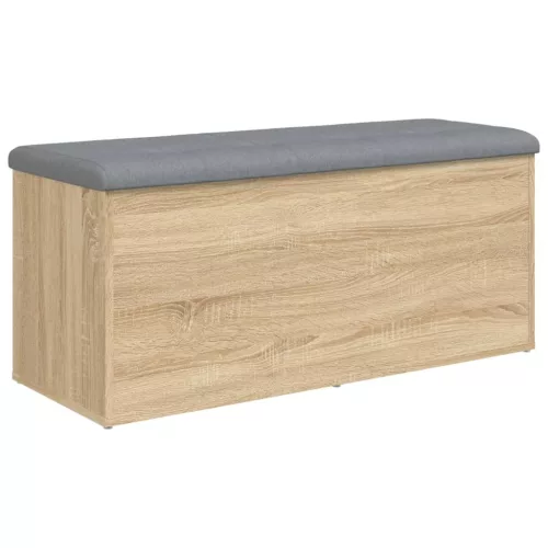 Sonoma tölgyfa tárolópad 102 x 42 x 45 cm rétegelt fa