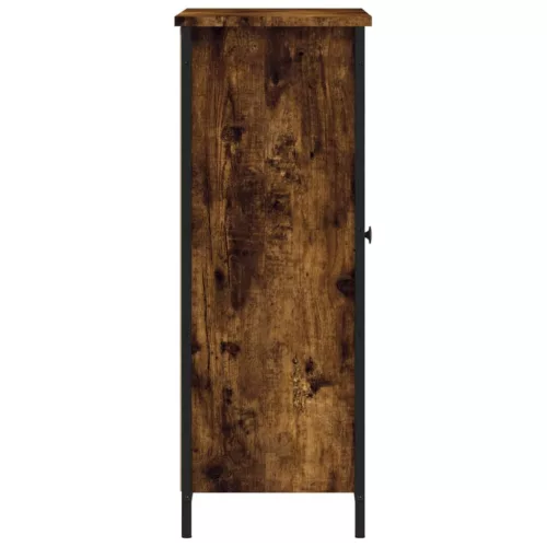 Füstös tölgy színű szerelt fa tálalószekrény 70 x 30 x 80 cm