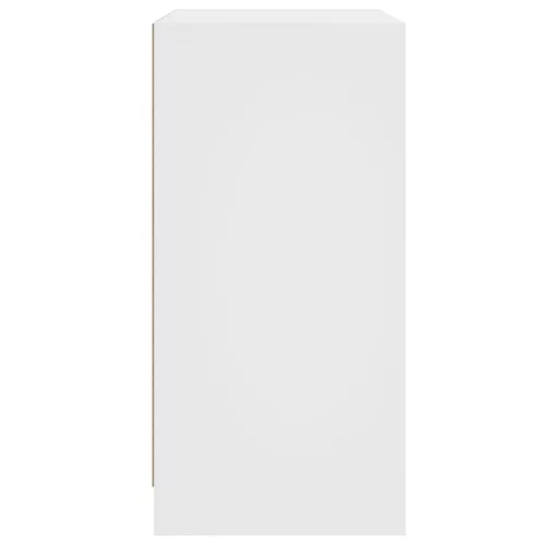 Fehér kisszekrény üvegajtókkal 68 x 37 x 75,5 cm