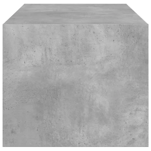 Betonszürke dohányzóasztal üvegajtókkal 102 x 50 x 42 cm
