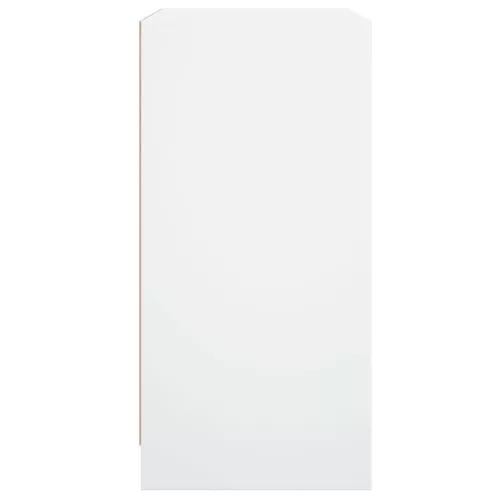 Fehér kisszekrény üvegajtókkal 68 x 37 x 75,5 cm