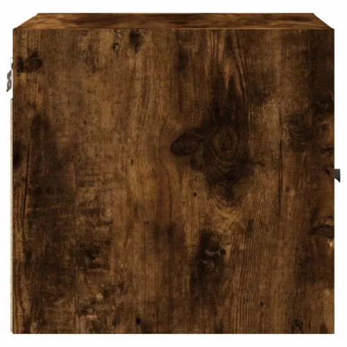 2 db füstös tölgy színű éjjeliszekrény üvegajtókkal 35x37x35 cm