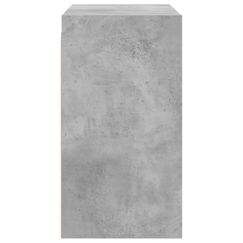 Betonszürke faliszekrény üvegajtókkal 68 x 37 x 68,5 cm