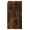 Füstös tölgyszínű faliszekrény üvegajtókkal 68 x 37 x 68,5 cm