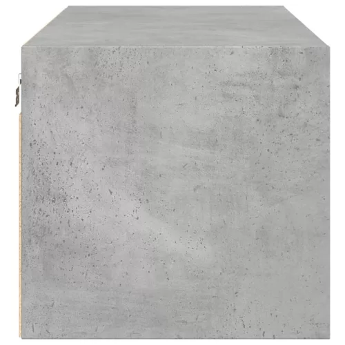 Betonszürke faliszekrény üvegajtókkal 102 x 37 x 35 cm