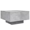 Betonszürke szerelt fa dohányzóasztal 55x55x31 cm