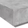 Betonszürke szerelt fa dohányzóasztal 80 x 80 x 31 cm
